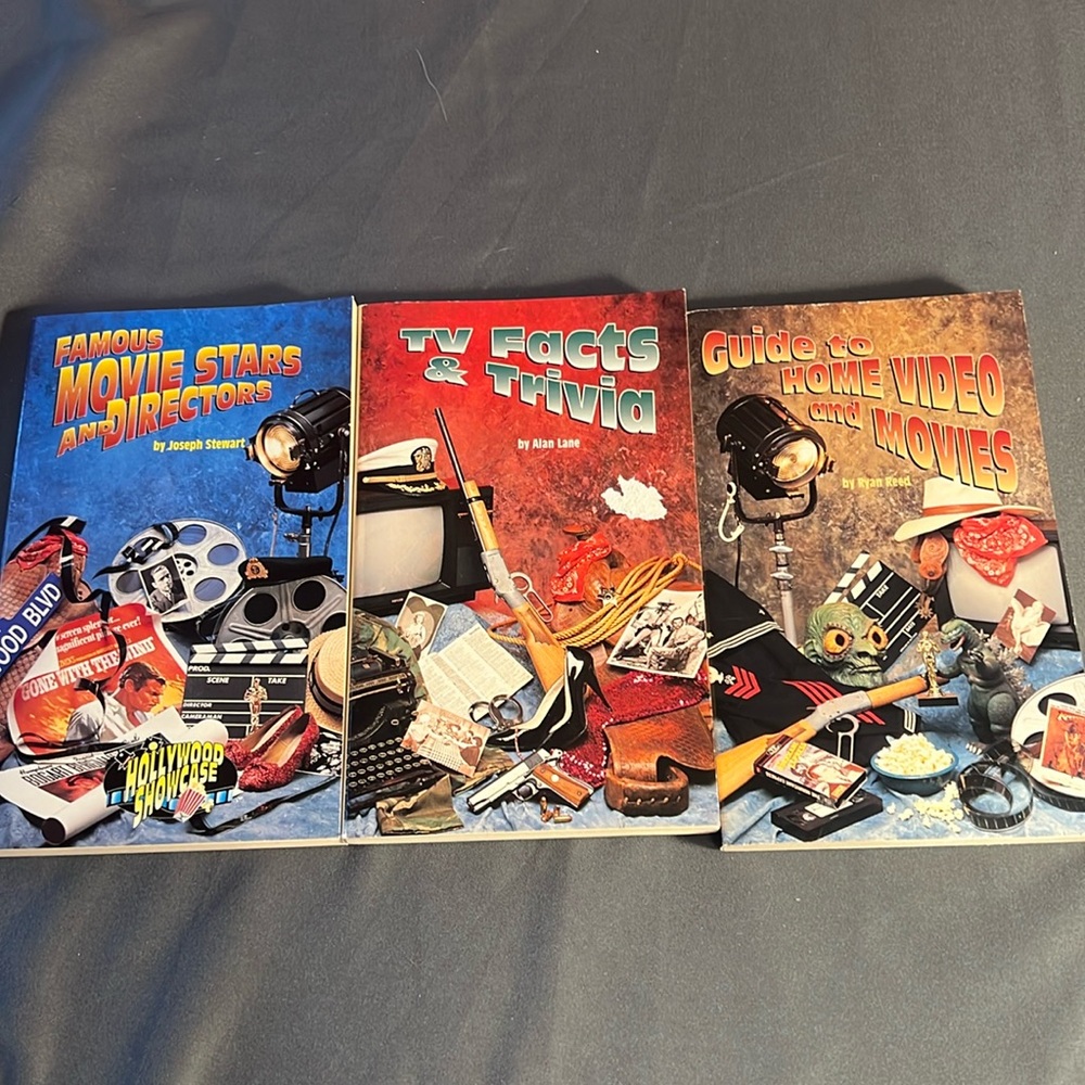 1993 series of books famous movie stars & directors. Home movies & vid TV trivia